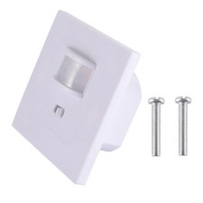 AC100-240V Motion Sensor Switch PIR Infrared Auto On/Off for LED Lights White