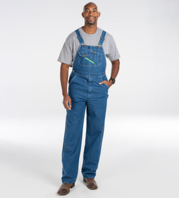 Denim Bib Overall - Enzyme Washed