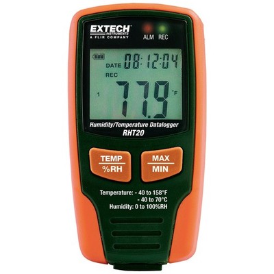 Extech RHT20 Luftfeuchtigkeits- und Temperaturdatenlogger  0 % rF 100 % rF Da...