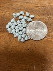 Lot Of 30 Czech Deco Antique Old Stock flower Pressed Art Glass Gray beads