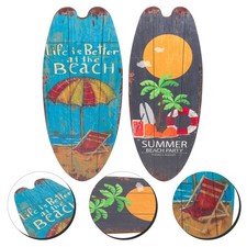  2 Pcs Bois Decoration Murale Déco Maison Décor Mini Planche Surf
