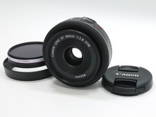 Canon EF 40mm f/2.8 STM Macro Pancake Lens Black From Japan - Tested