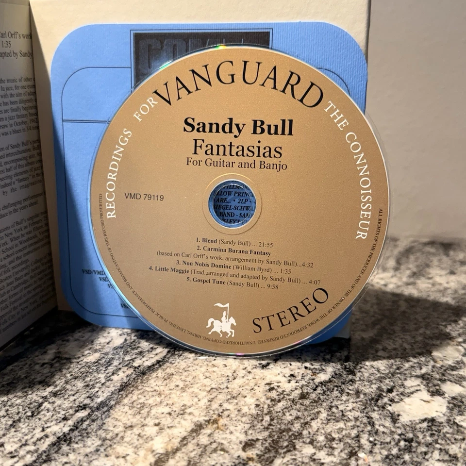Sandy Bull - Fantasias For Guitar & Banjo Billy Higgins VMD 79119 COMET HTF Foto 3 de 4