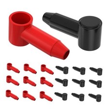 20pcs Battery Terminal Cover Silicone Battery Terminal 10 AWG - 4 AWG
