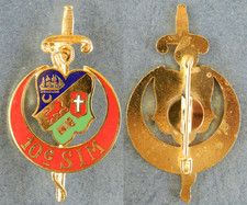 10° SIM SEKTION DER MILITÄRKRANKENSCHWESTERN, GESUNDHEIT, ALGIER - EMAILLE 59mm