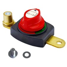 12V-48V Side Post Battery Disconnect Switch with Adapter for Car Boat RV