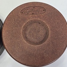 Sportcraft Vintage Shuffleboard 4 Pucks Discs Disks Red & Black 9 Pc. As Is