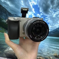 Sony Alpha a6000 24.3 MP Digital Camera w/16-50mm Lens Silver