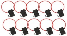Install Bay MAXIFH10 Waterproof Maxi Blade Fuse Holders 8 GA w/ Covers - 10 Pack