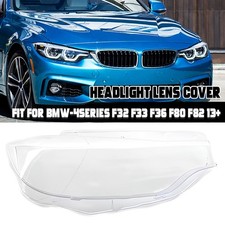 RIGHT SIDE FOR BMW 4 SERIES F32 F33 F36 HEADLIGHT HEADLAMP LENS COVER 2013-2017