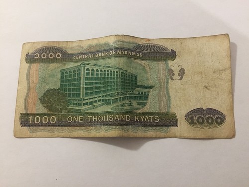 Billet Myanmar (birmanie) 1000 Kyats - Imagen 1 de 2
