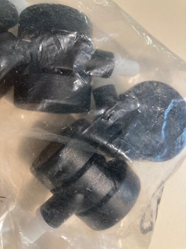 12x Ruote per mobili a doppio rullo in plastica diametro 33 mm. - Foto 3 di 5