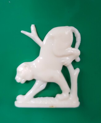 1953 Cracker Jack Toy Prize Alphabet Animal Stand Up Jaguar NOSCO  