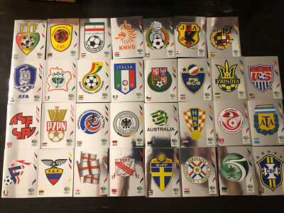 2006 Panini World Cup Complete Sticker Badge Emblems Lot of