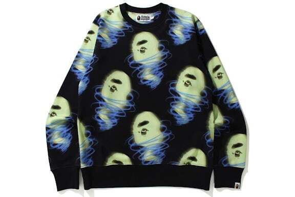 Мужские размеры BAPE Storm Crewneck Черныйзеленый SS21 38690₽