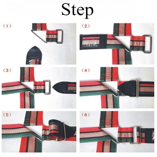 3pcTravel Valigia Bagaglio Cinghia Durevole Prolunga Fascia Accessori - Foto 15 di 22