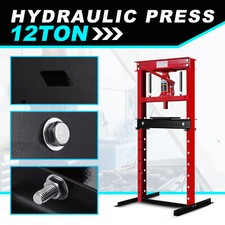 12 Ton Hydraulic Shop Press Floor Shop Equipment Jack Stand H Frame