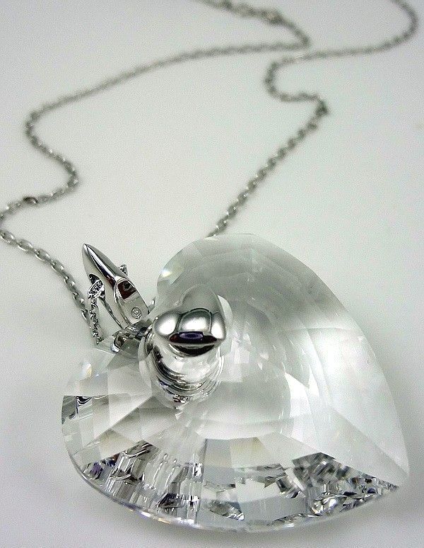Swarovski Heart Pendant Necklace Crystal Jewelry - 1054608 - NIB