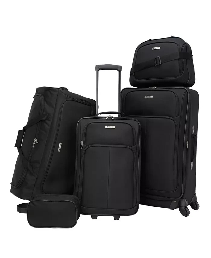 Tag Bristol 5 Pc. Softside Luggage Set Plum - New