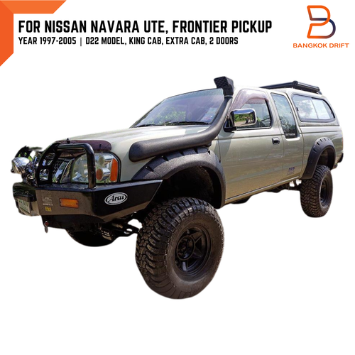 OFF ROAD JUNGLE FENDER FLARE ARCH For NISSAN FRONTIER D22 PICKUP 97-05 2DR CAB - Picture 12 of 12