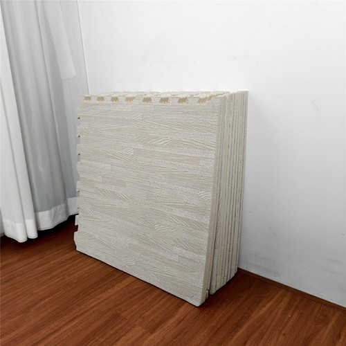2x2 FT Floor EVA Foam Mat Puzzle Tiles Waterproof Wood Grain Gym Exercise Yoga - Picture 15 of 19