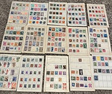 WW STAMPS LOT ON BOOKLET PAGES GREAT CHRISTMAS GIFT FOR DAD #1