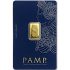 Pamp Suisse Fortuna 2.5 gram .9999 Gold Bar - Sealed with Assay Card