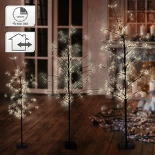 LED Lichterbaum Weihnachtsbaum Warmweiß Leuchtbaum Timerfunktion LED Dekobaum