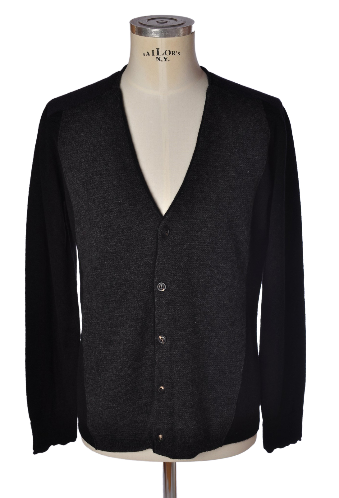 Roberto Collina - Стрик-Кардиган - Herren - Schwarz - 719117C184019