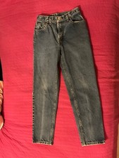 Levi s Vintage 550 Jeans Relaxed Fit Tapered Leg Dark Wash Size 6 Miss s