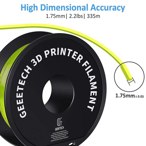 GEEETECH 1.75mm 1kg TPU ABS+ PETG Regular/Silk/Matte/Luminous/Wood PLA Filament - Picture 11 of 147