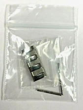 New Michele Deco MS18AU235009 18mm Link Stainless Steel Watch