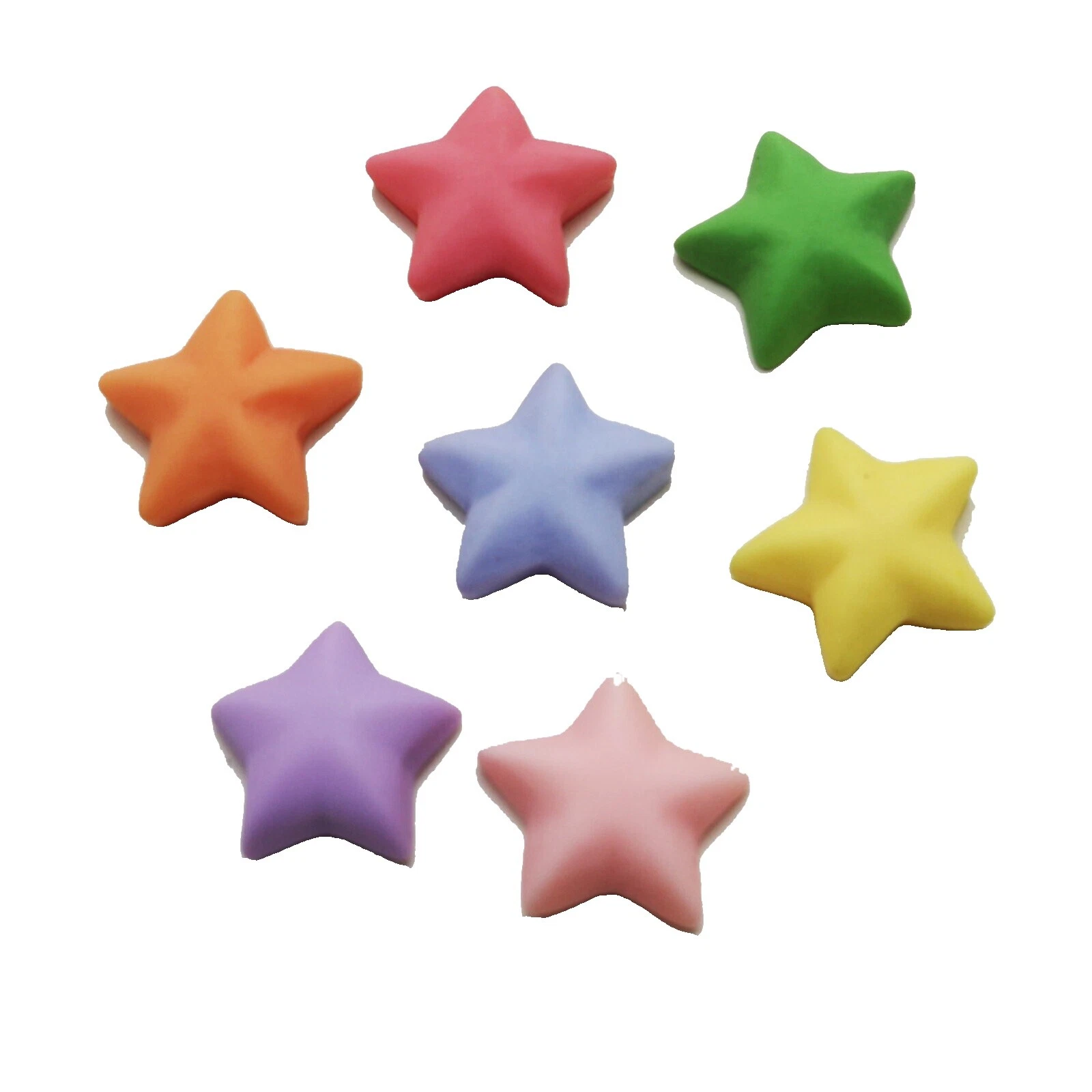 Luna y Estrellas Multicolor Craft Flatback Charms & cabujones