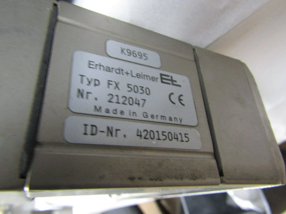 ✌️ERHARDT LEIMER VS 3525-11 VS 3536 SUPPORT BEAM, FX 5030 ULTRASONIC EDGE SENSOR - Image 4 of 4