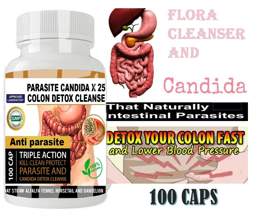 Parasite Cleanse DETOX Liver Colon Yeast Blood Support vital 100 cap XL