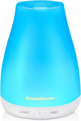 InnoGear Essential Oil Diffuser, Premium 5-in-1 Diffusers for Basic White 