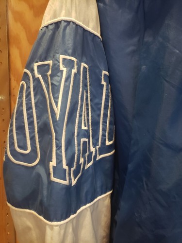 Rare Vintage 90s STARTER Kansas City KC Royals MLB Baseball Rain Jacket Mens L - Picture 3 of 8
