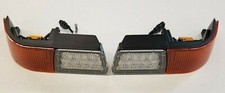 Pair Of Led Corner Amber Lights Fits Case/ih  Mx200 Mx210 Mx215 Mx220 Mx230 