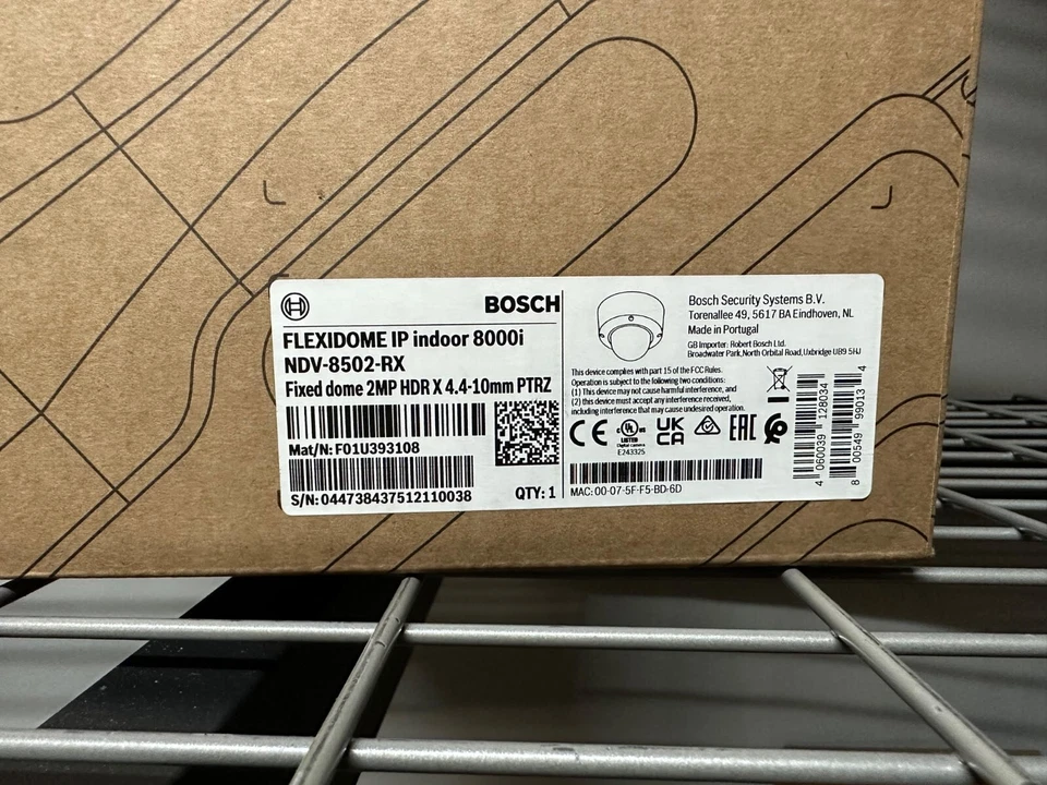 BOSCH NDV-8502-RX Fixed dome 2MP HDR PTRZ Flexidome IP Indoor 8000i - Image 2 of 2