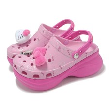 Crocs x Sanrio Bae Clog Hello Kitty Women Platform Slip On Sandal 211199 NEW