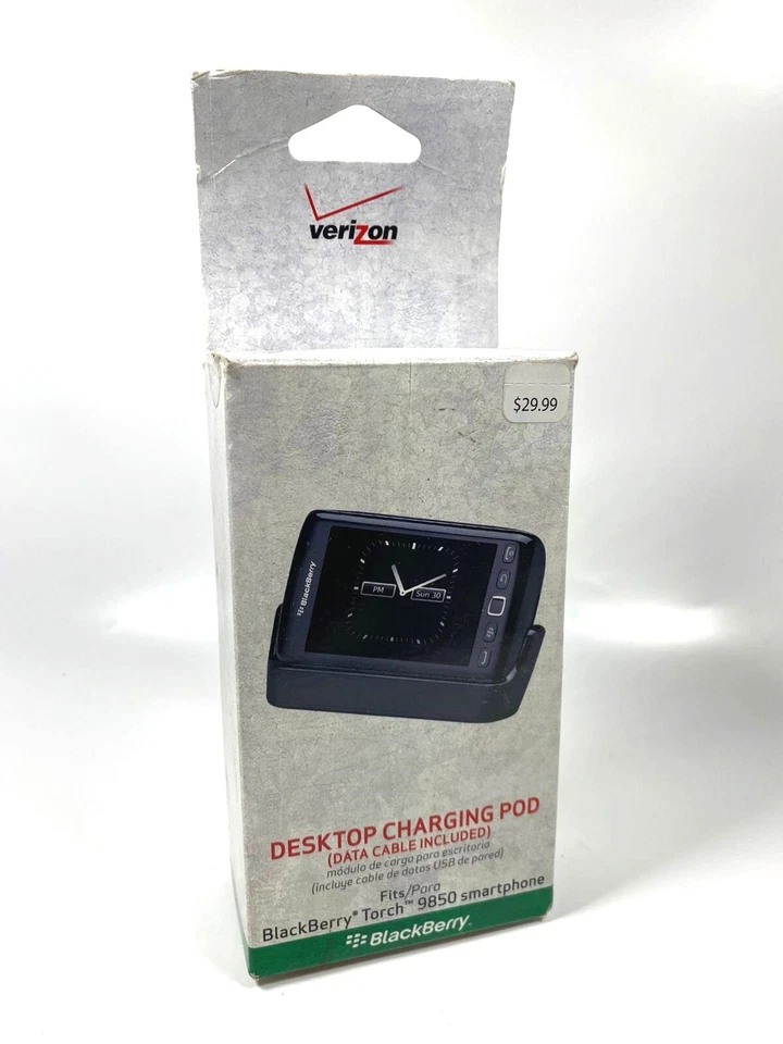 Cápsula de carga de escritorio Verizon para BlackBerry Torch 9850 Foto 2 de 4