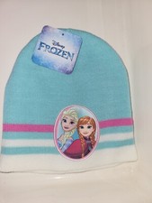 Disney Frozen Anna Elsa Girl's Knit Hat One Size