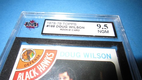 1978/79 TOPPS NHL HOCKEY CARD #168 DOUG WILSON ROOKIE KSA 9.5 NGM - Picture 2 of 5