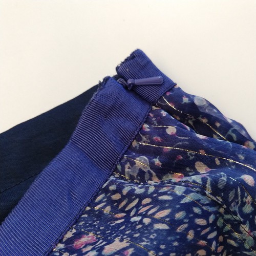 American Eagle Vintage Y2K Mini Skirt Size 8 Floral Blue Whimsical Fairy Twirl - Picture 6 of 8
