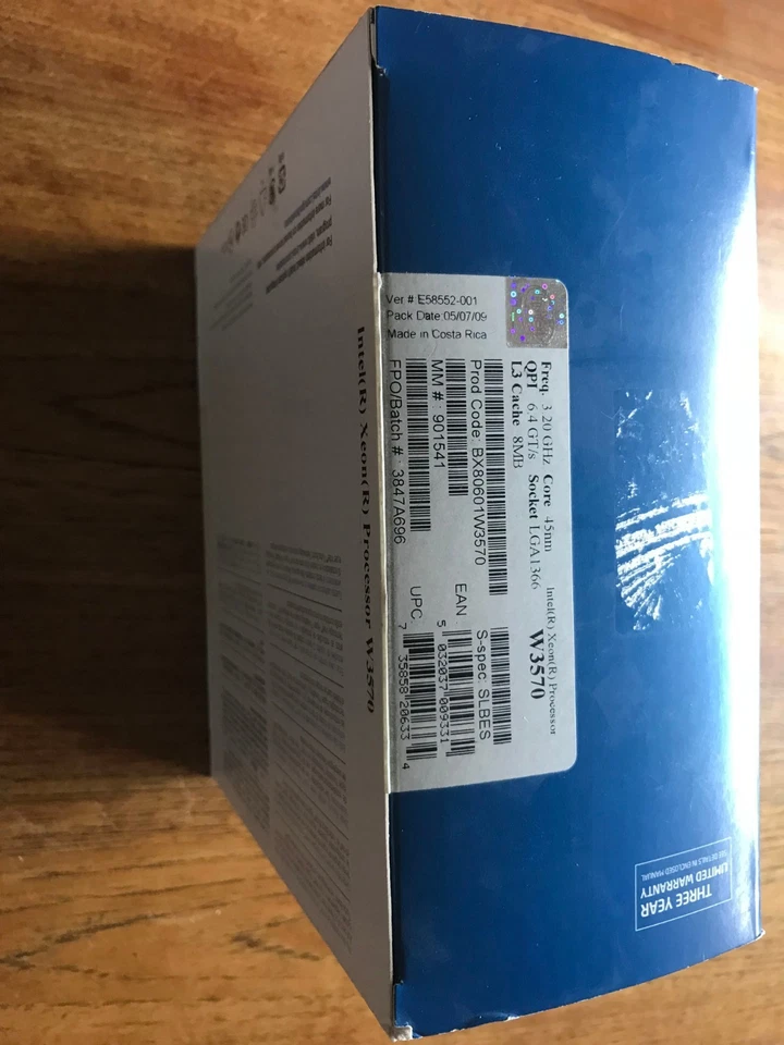 ***New*** INTEL XEON W3570 BX80601W3570 - Image 3 of 3