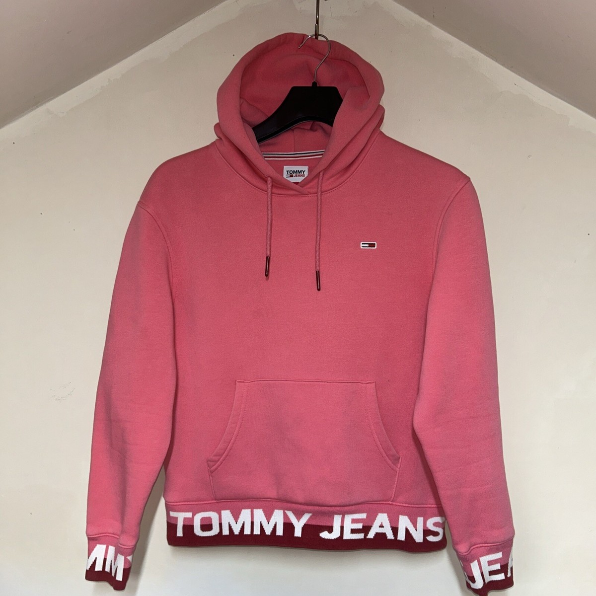 Pink Tommy Hilfiger Ladies Hoodie Sale Tommy Hilfiger Crop