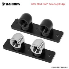 Barrow 360 Rotate Terminal Fittings For GPU Block 90 Degree Change Direction
