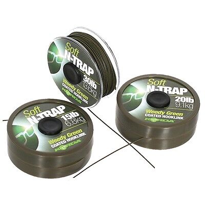 Korda N-Trap Soft Coated Braid Hooklink *New* Free Delivery Korda N-Trap Soft Coated Braid Hooklink *New* Free Delivery