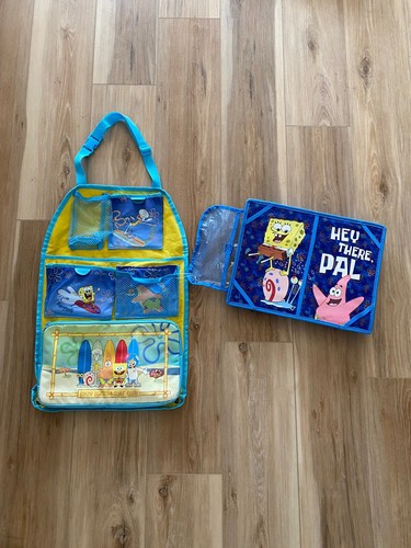Spongebob Nickelodeon Car Back Seat Pocket Storage Organizer 2004 Vintage