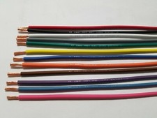 12 COLORS 12 AWG GAUGE GXL AUTOMOTIVE HIGH TEMP WIRE WITH LEGEND PRINT 25' EA